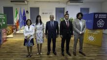Ministers of Foreign Affairs of Italy, Bulgaria, and North Macedonia visit the United Nations Global Service Centre, Brindisi