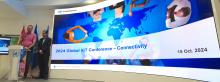 The 2024 Global ICT Conference, featuring the United Nations logo. "Connectivity" is prominently displayed. 