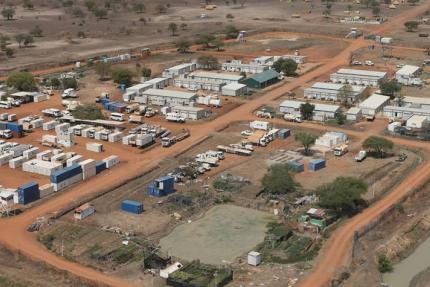 UNISFA drone view